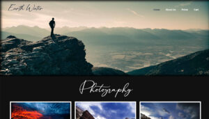 Earth Water Connection photography in the Robson Valley BC Canada. Website Design