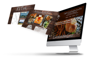 Website Design in British Columbia. Gigglin Grizzly Pub, McBride BC